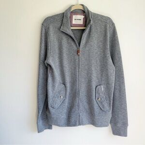 Ben Sherman Men’s Sweater Cardigan Knit zip up preppy academia teacher professor